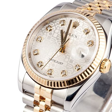 rolex datejust 36 126203 weiß|rolex 116233 diamond.